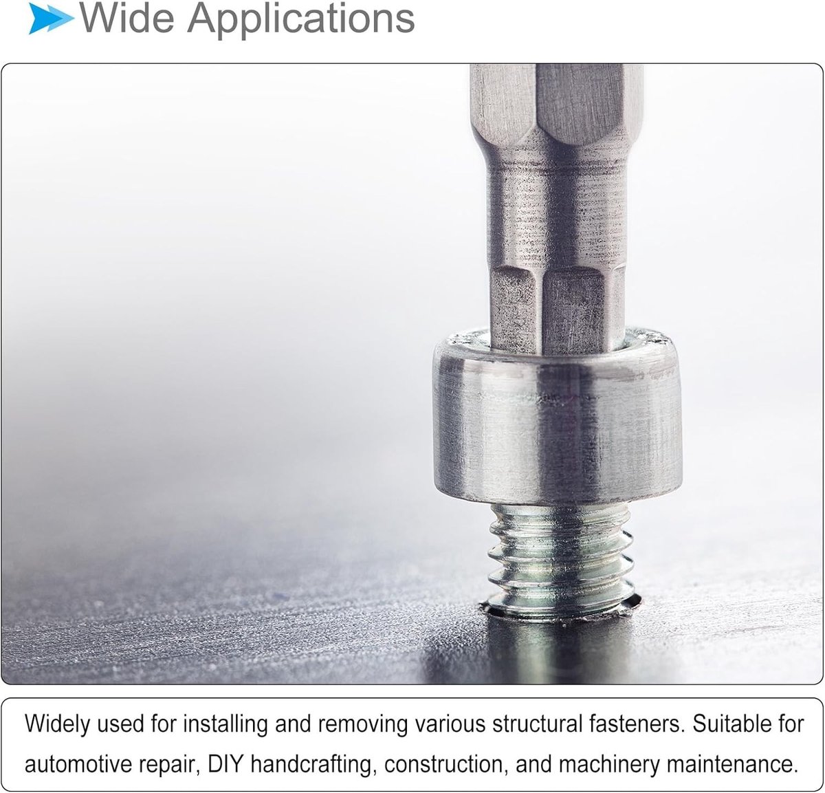6-Point Diepe Impact Socket 1/2" Aandrijving 7/8" - Voor Ratchet, Elektrische Sleutels en Auto Reparatie, 2 Stuks