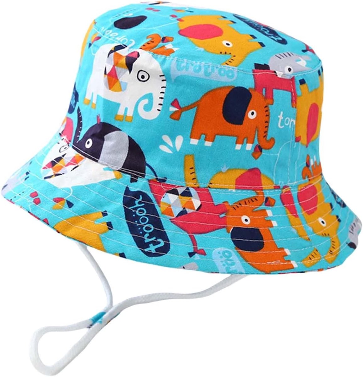 Zomerhoed Kinderen - Vissershoed Peuters - Bescherming tegen zon - Licht en ademend - 30 x 20 x 1 cm