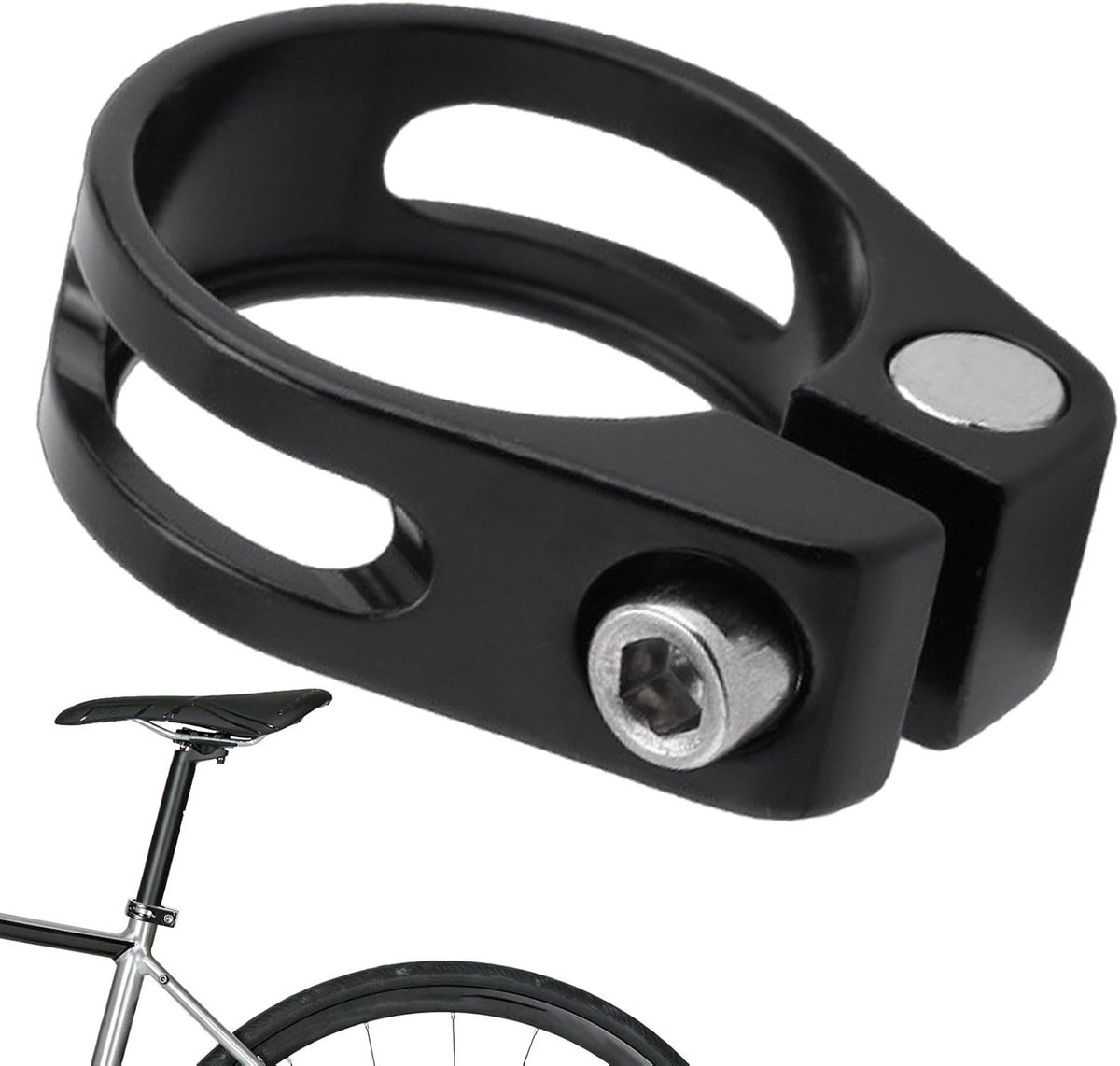 Fietszadelbuisklem - Zadelpenklem - Zadelhoogte Verstellen - Duurzame Aluminiumlegering - 28.6mm 31.8mm 34.9mm - Meerkleurig