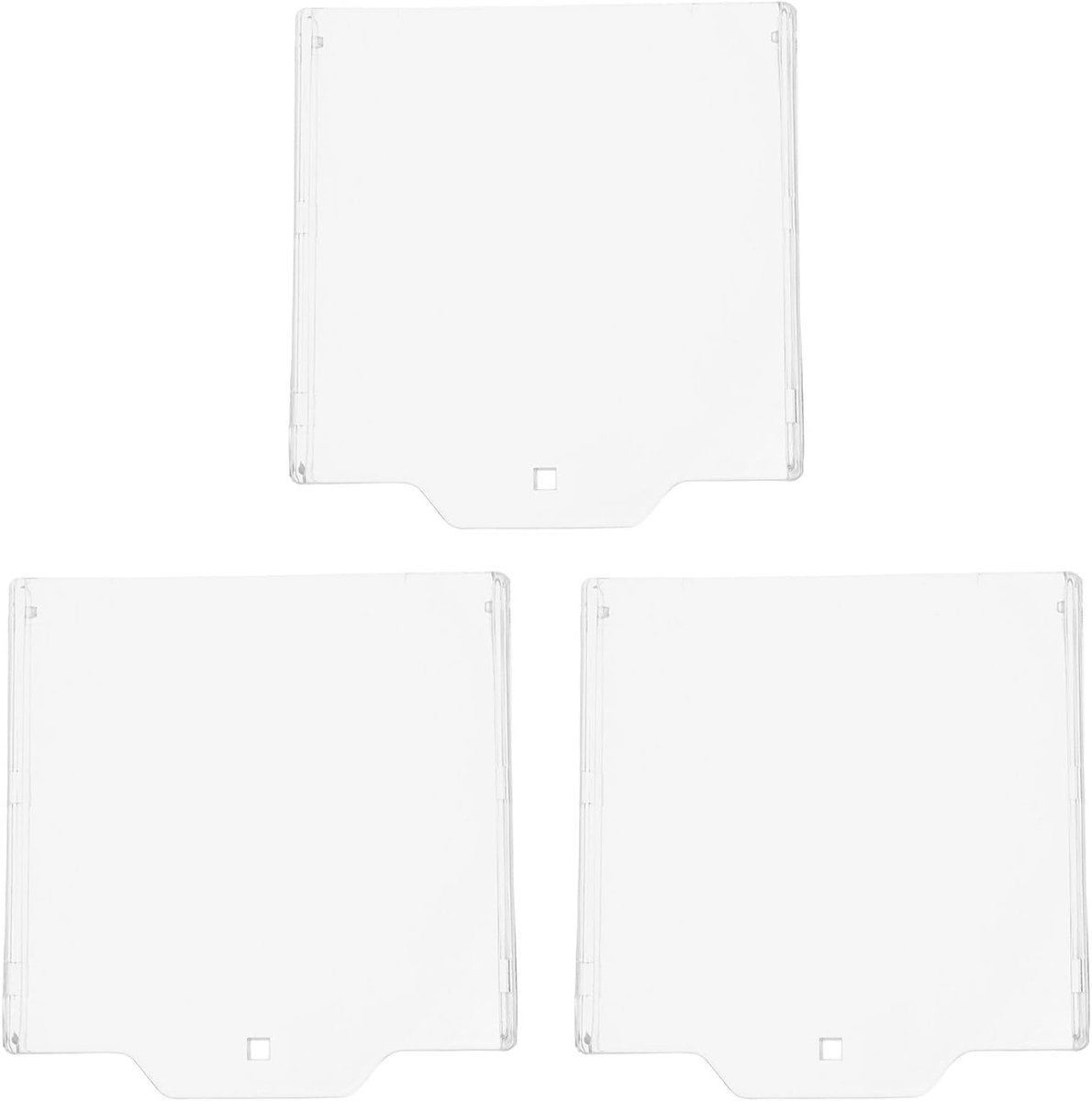 Brandmelder Afdekking - Noodknop Bescherming - Ongevallen Preventie - Stevig ABS Plastic - 3 Stuks - Transparant