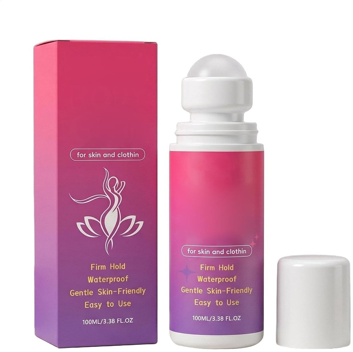 Lichaamslijm Kleding - Mode Tape - Outfit Zeker - Zweetbestendig - 100 ml - Transparant