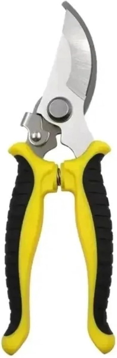 Snoeischaar Tuinschaar - Handkniptang Snoeigereedschap - Takken Snoeien - Arbeidsbesparend Ontwerp - 190 mm - Yellow