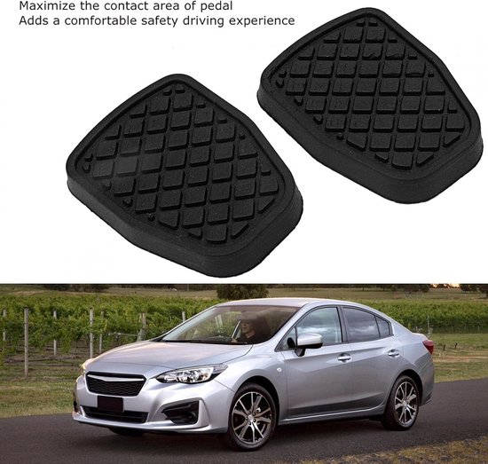 Pedaal Pedaal Covers - Rem Koppeling - Veilig Rijden - Duurzaam Rubber - Set ...