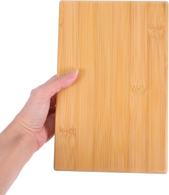 Yoga Blok - Trainingshulpmiddel - Yoga Oefenen - Natuurlijk Bamboe - 23x15x7.5cm - Lichtbruin — afbeelding 5