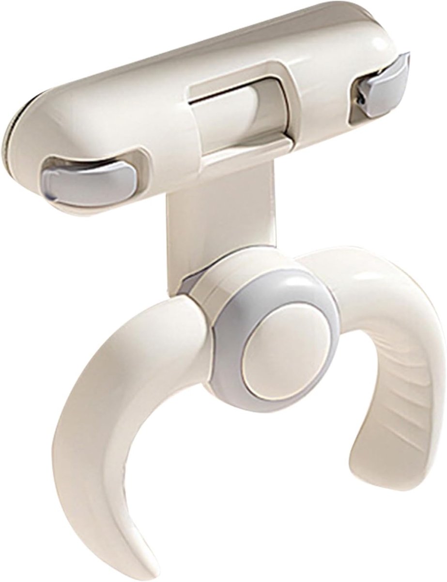 Baby Douche Steun - Badhouder Kinderen - Veilig Baden - Inklapbaar Wandmodel - 26-35 cm Verstelbaar - Grijs