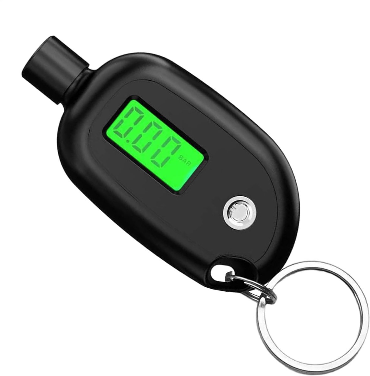 Digitale bandenspanning meter - Meetapparaat banden - Veilig rijden - Nauwkeurig tot 0.5 psi - Compact formaat - Zwart