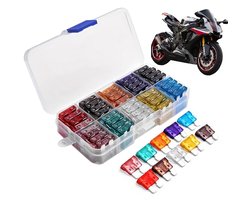 Autozekeringen Set - Zekeringen Assortiment - Auto Onderhoud - Hittebestendig Ontwerp - 120 Stuks - Metaal