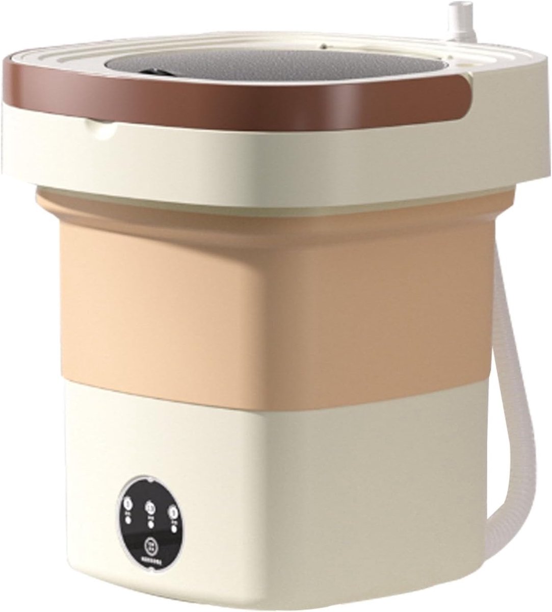 Draagbare Mini Wasmachine - Opvouwbare Wasmachine Student Wasmachine - Kleine Kleding Wassen - Opvouwbaar Ruimtebesparend Ontwerp - 1.6 kg - Wit