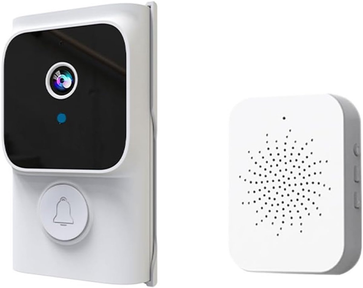Slimme Deurcamera - Video Deuropener Digitale Spion - Veilig Huis Bewaken - App Meldingen