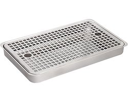 Bier Druppelbak - Roestvrij Staal - Bar Aanrecht - Verwijderbare Lade - 40 Cm - Zilver