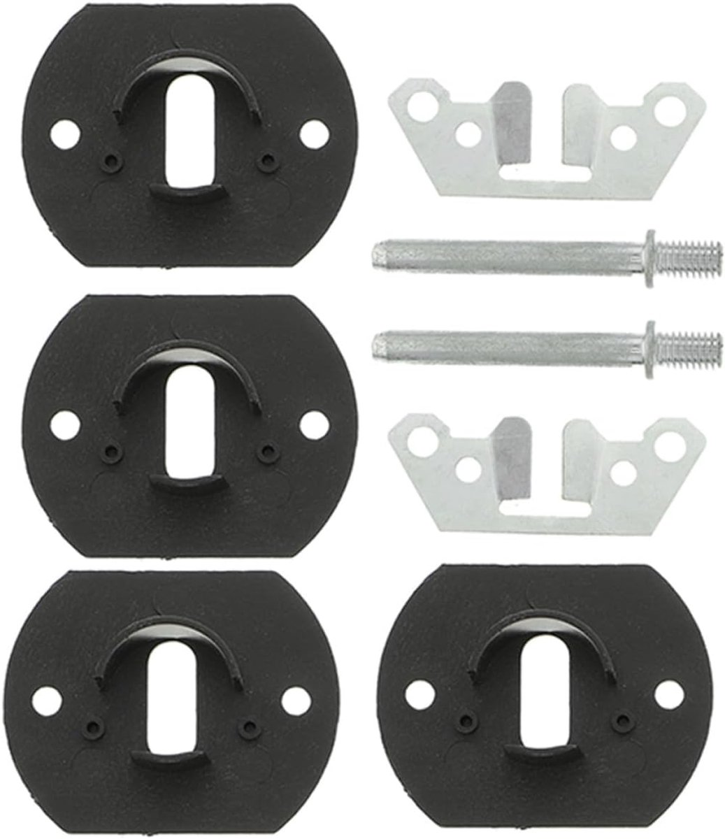 Bank Connectoren - Meubelverbinder - Modulaire Bank - Eenvoudig Installeren - 2 Sets - Zwart
