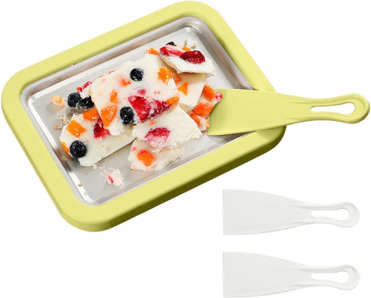 Rolijs Machine - Dessert Maker - Zelf Desserts Maken - Dubbele Schraper - 22.6 cm - Groen