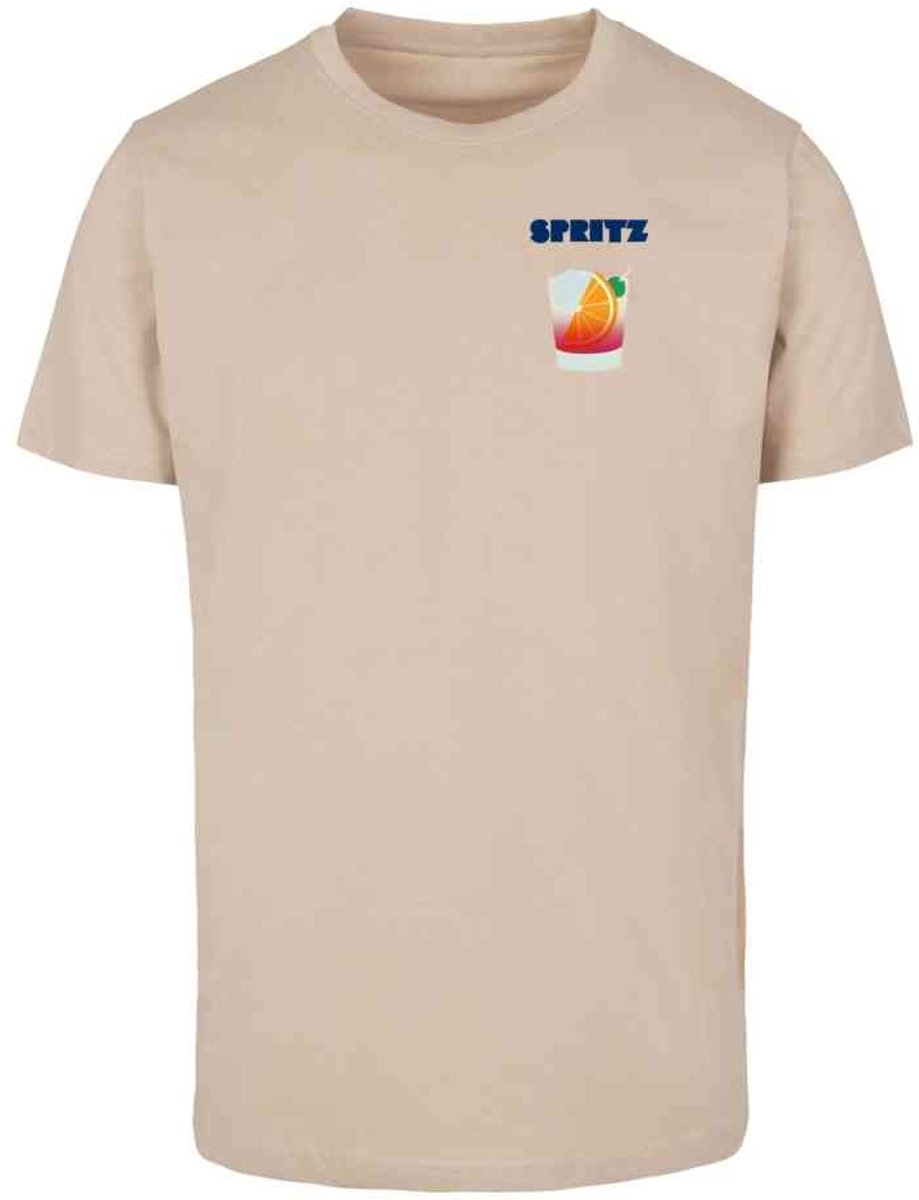 Mister Tee Vintage Spritz Heren Tshirt XS Creme