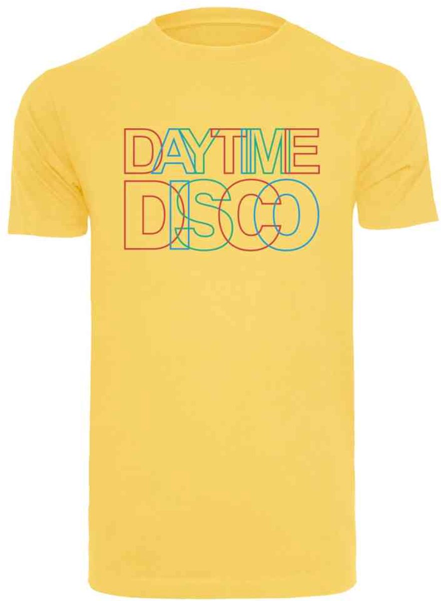 Mister Tee Daytime Disco Round Neck Heren Tshirt S Geel
