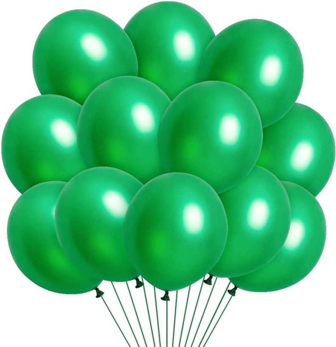 Groene ballonnen Allecto Plus voor feesten en verjaardagen