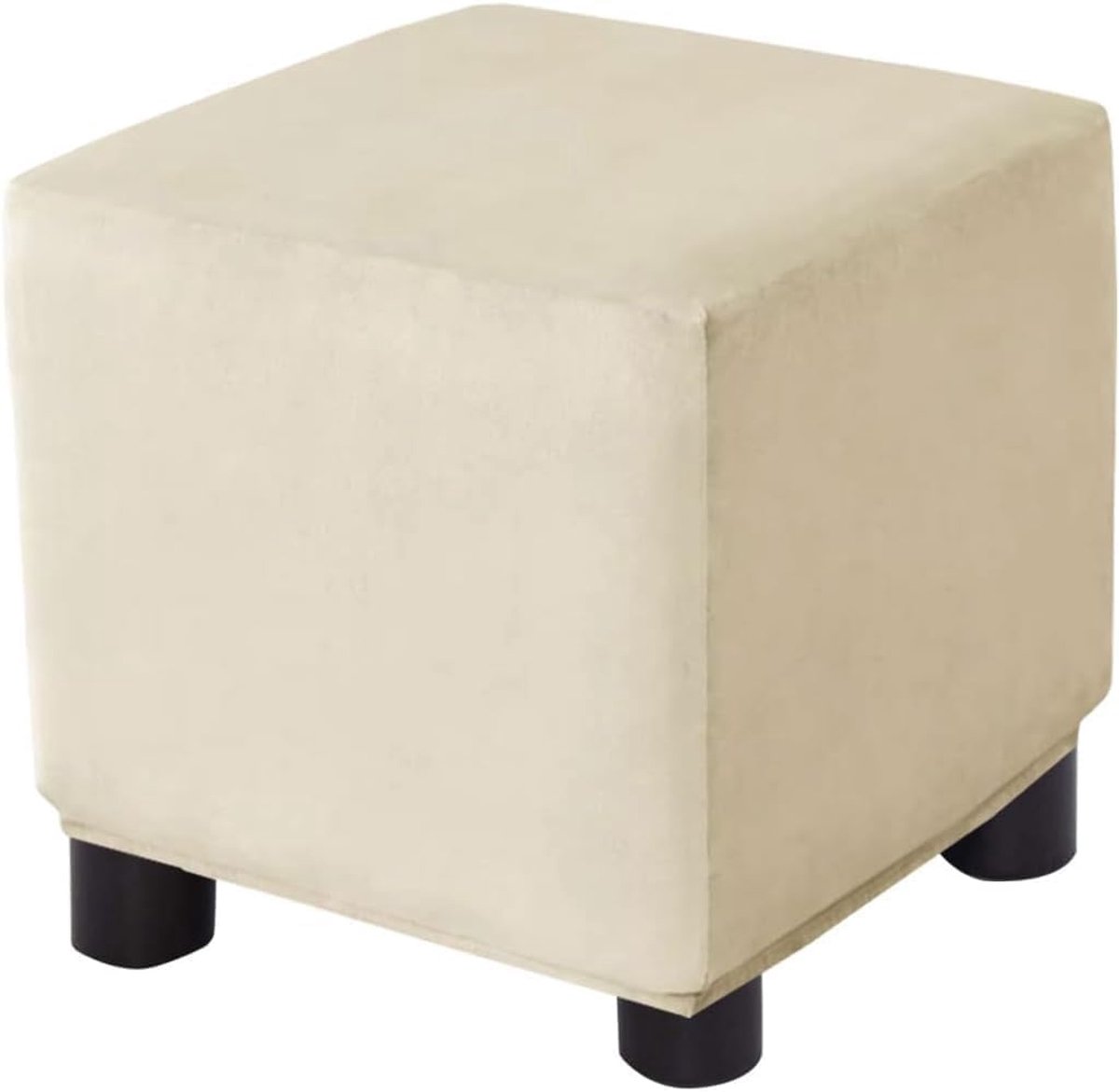 Voetenbank Cover - Poefhoes Krukhoes - Meubels Beschermen - Hoge Elastische Stof - 35x38/38x38/40x40/45x45 - Effen