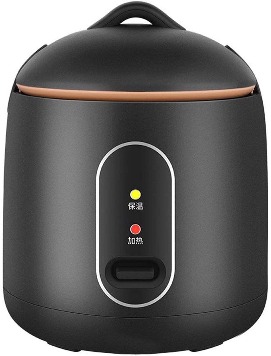 Dailygoody - Compacte Rijstkoker - Mini Rijstkoker - Efficiënt Koken - Zwart