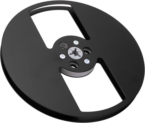 Lege Tapespoel - Haspel Spoel - Audio Opnemen - Sterk Aluminium - 7 Inch - Zwart — afbeelding 5