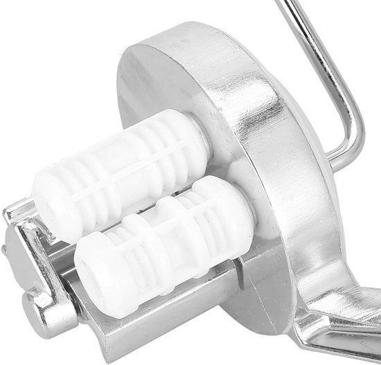 Macaroni Maker - Pastamaker - Zelf Pasta Maken - Roestvrij Staal - 25 cm Hoog - Zilverkleurig — afbeelding 4