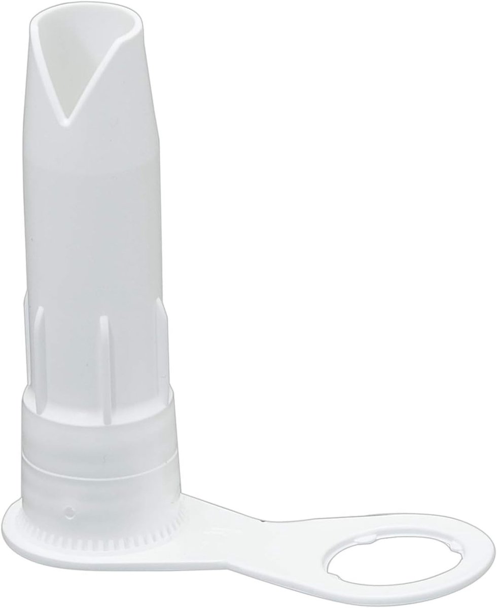 Kitspuit Mondstuk - V-vormige naad - Kit aanbrengen - Met clip - 310ml tubes - Wit