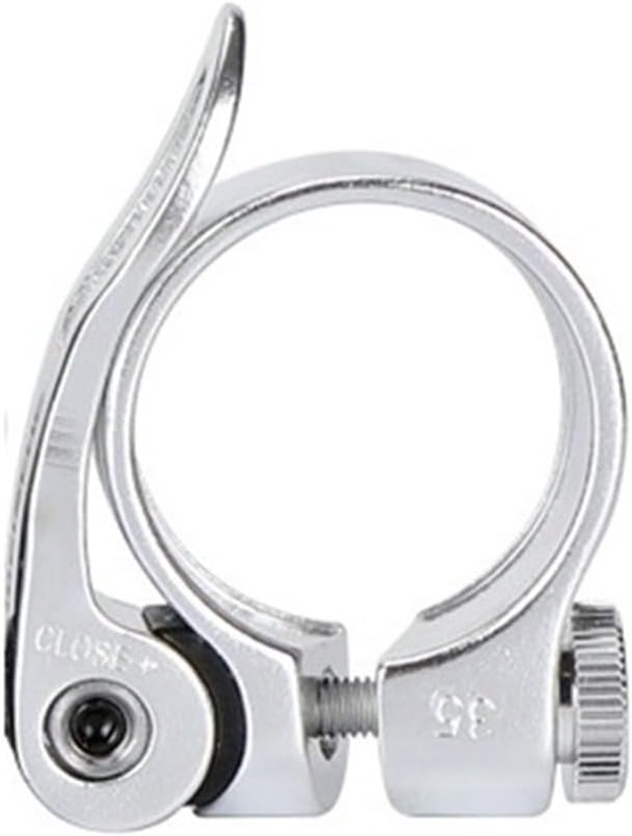 Zadelpenklem - Fietszadelklem - Zadelhoogte Verstellen - Snelsluiting - 318 mm - Zwart