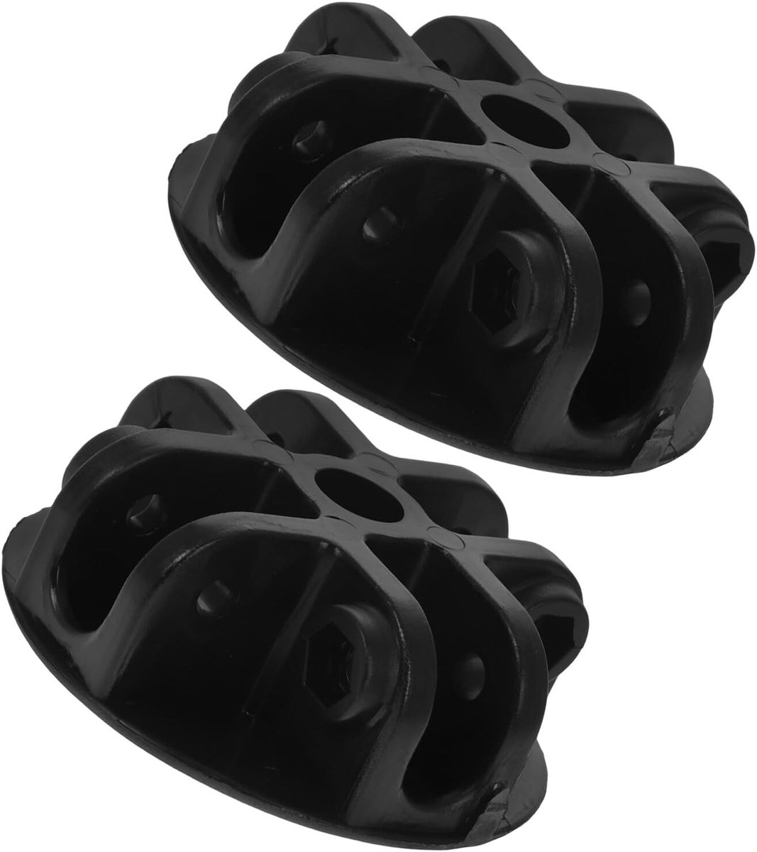 Tent Centre Connector - Reserve Onderdelen - Tent Reparatie - Duurzaam Breukbestendig - 7x7x2.5cm - Zwart