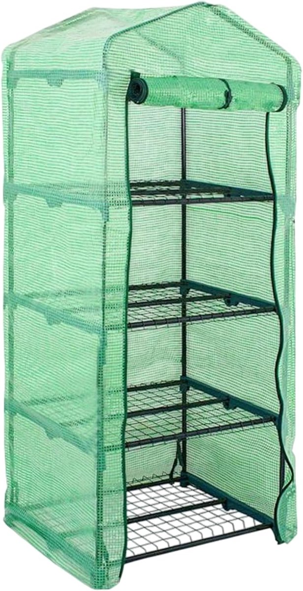 Plantenkas Vervangingshoes - Kasafdekking Tent - Planten Beschermen - Weerbestendig PVC - 158x68x49cm - Groen