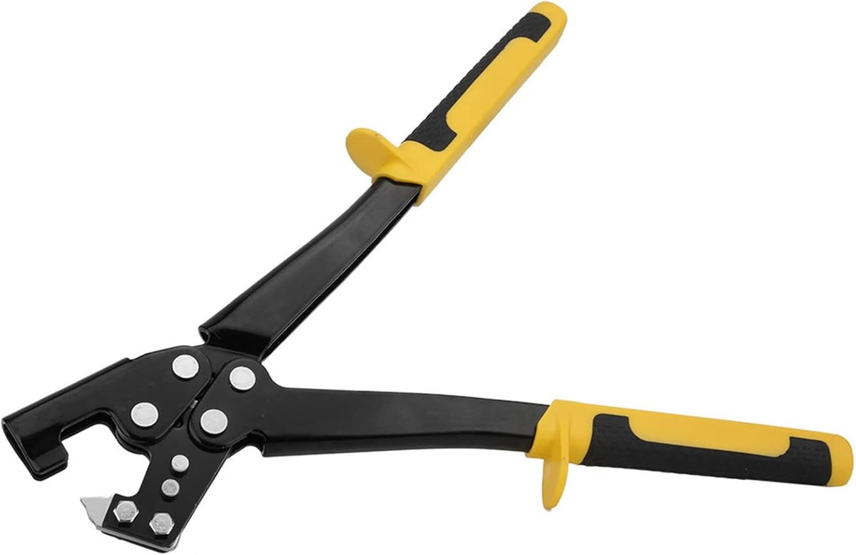 Stud Crimper Pliers - Metaalverbinder Handgereedschap - Lichte Staalconstructies Maken - Precisie Ponsmechanisme - 310mm Lengte - Zwart