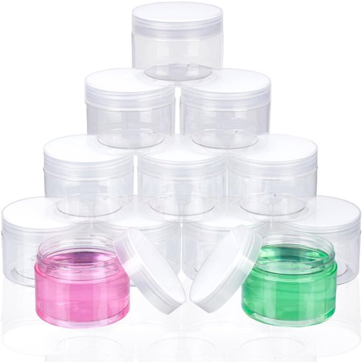 Plastic potten voor cosmetica - lekbestendig en functionaliteit