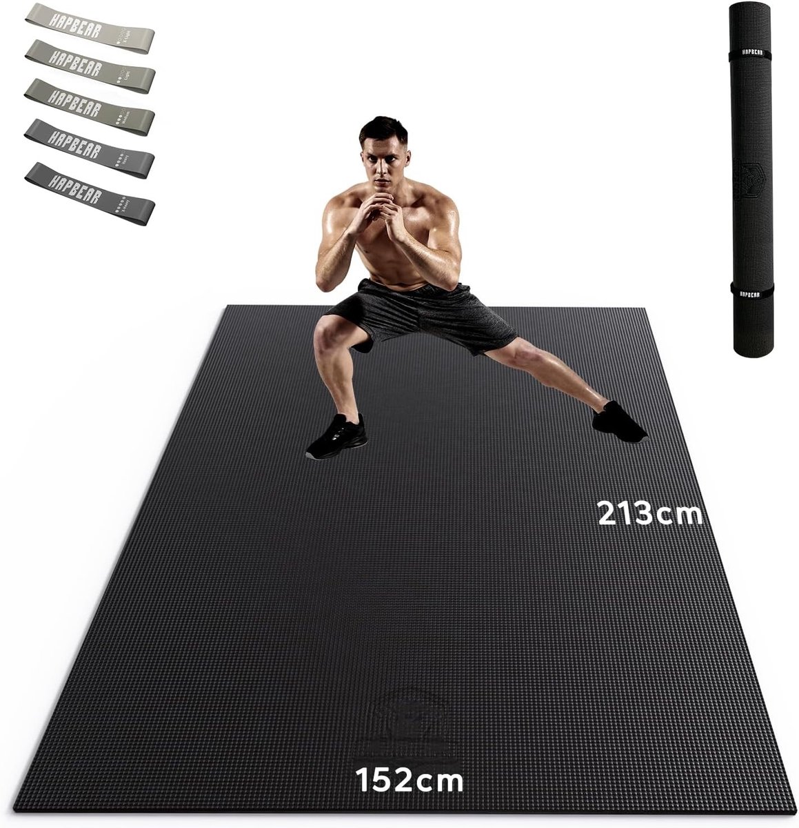 Yogamat XXL - PVC - Extra Breed - Antislip - Voor Fitness en Yoga