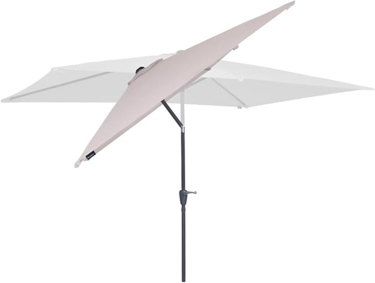 Parasol - Parasol met Voet - Zweefparasol - Roze - 300cm x 300cm x 258cm – foto 6