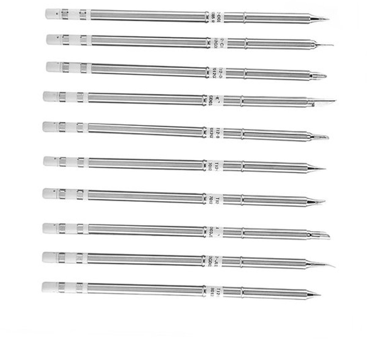 Zeynomax - T12-serie soldeerbouttips - vervangende tips - hittebestendig - 10 stuks