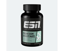 ESN Magnesium Bisglycinaat – 194mg Elementair Magnesium per Dagdosering – Hoge Opneembaarheid – Ondersteunt Spieren, Zenuwstelsel & Energieniveau – 120 Capsules