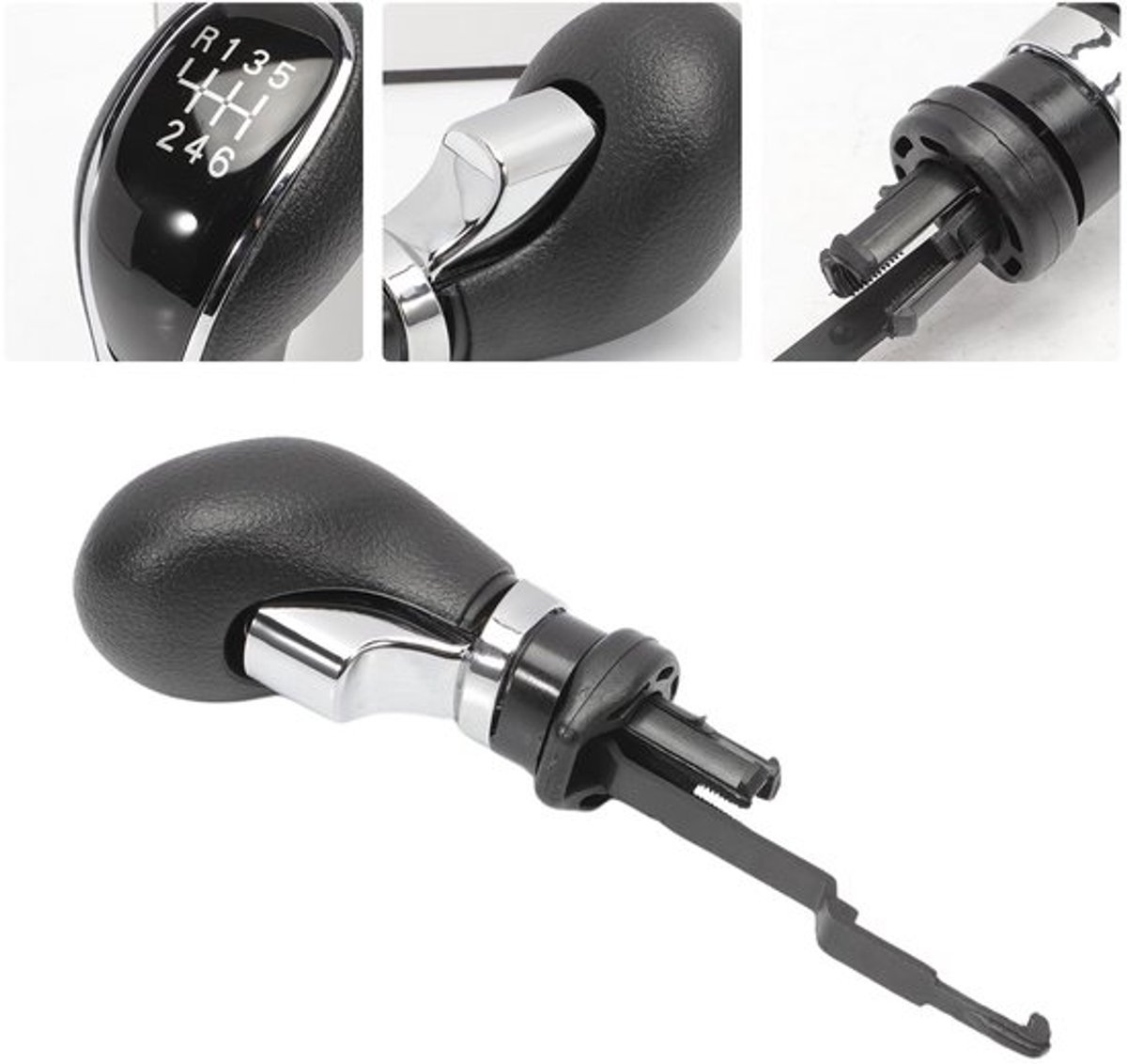 Virtubuy - 6-speed versnellingsknop - Gear lever Manual - Zwart