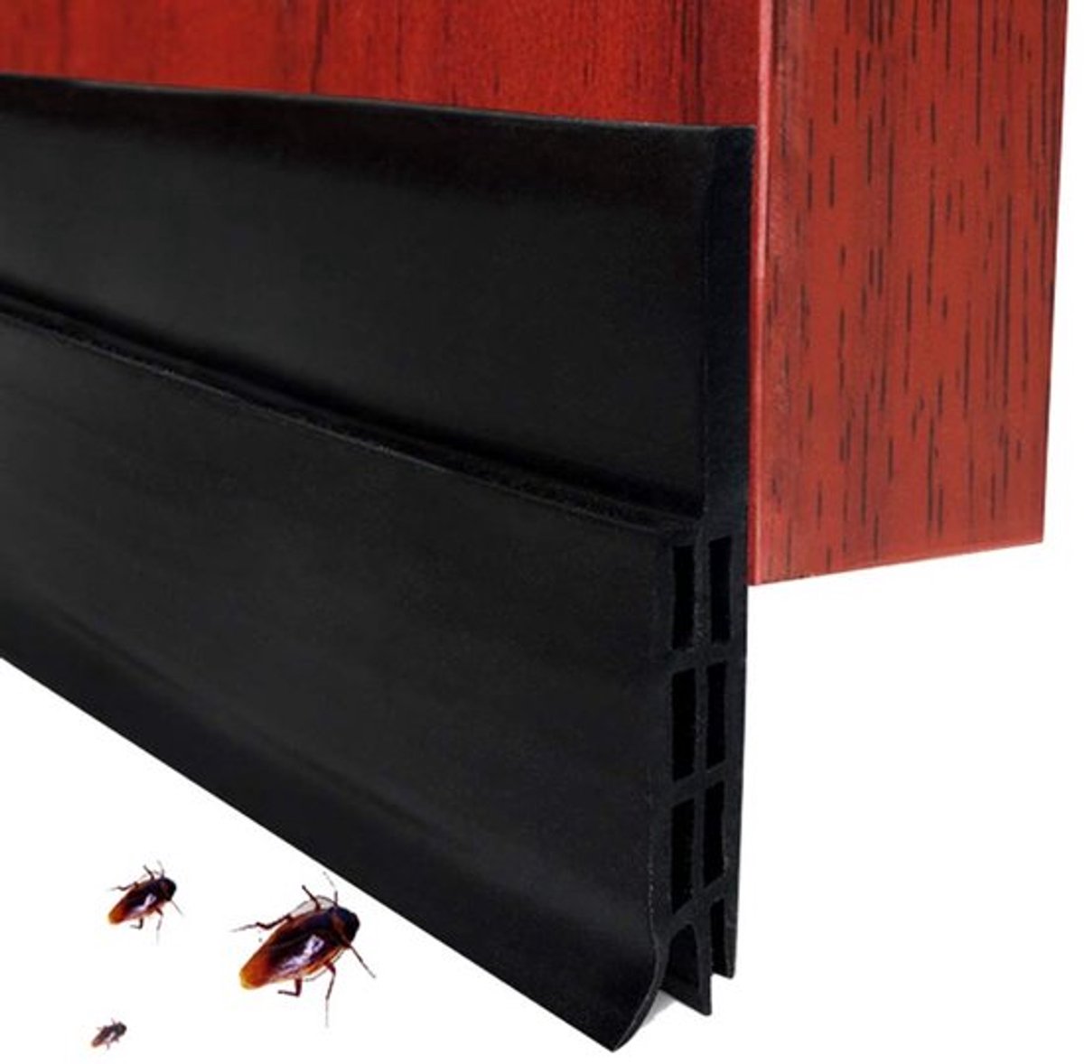 Virtubuy - Deurafdichting - Insectenwerend - Geluiddempende Silicone - 100 x 5 cm