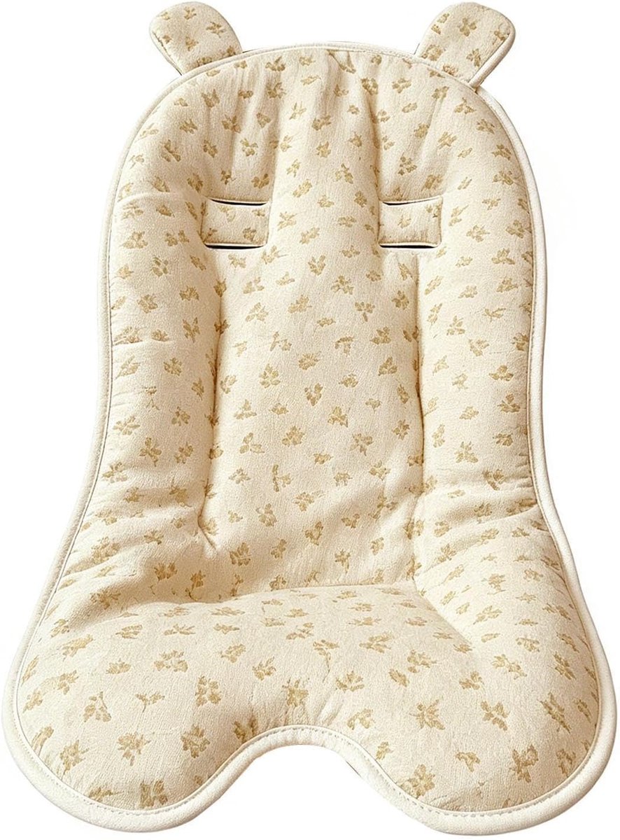 Kinderwagen Zitkussen - Wandelwagen Inleg - Comfortabel Reizen - Ademend Zacht Materiaal - 45x33 cm - Katoen