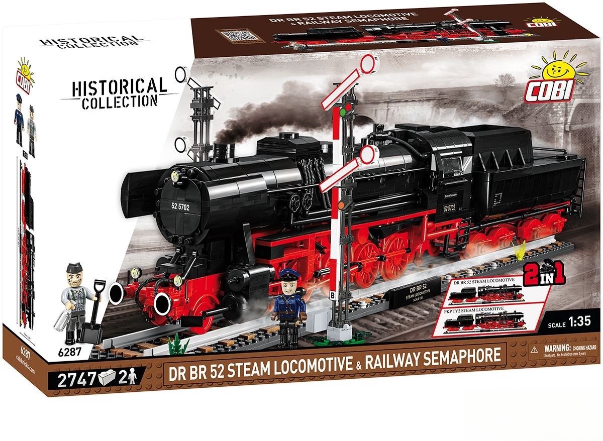 COBI DR BR 52 Stoomlocomotief & Semafoor - COBI-6287