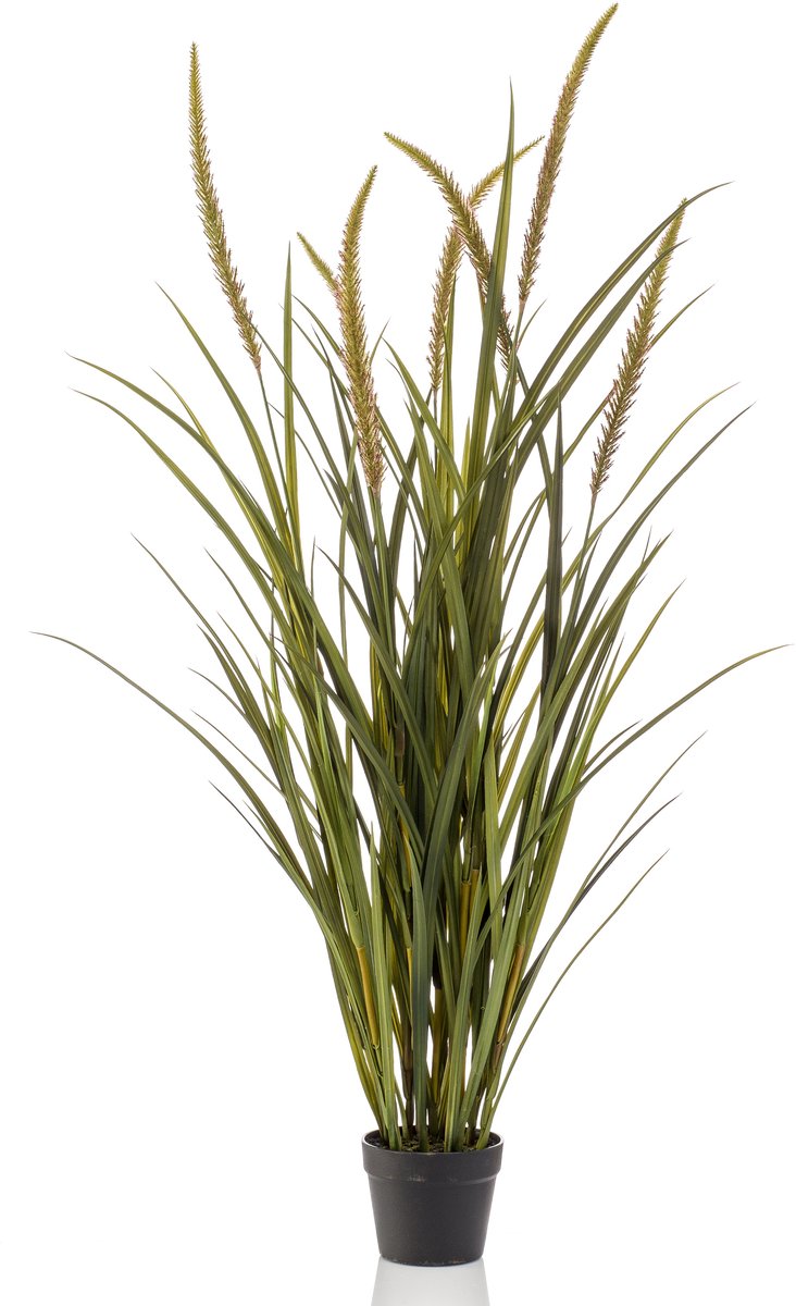 Emerald - Kunstplant Vossenstaart Gras 130cm - Kunstplant voor binnen