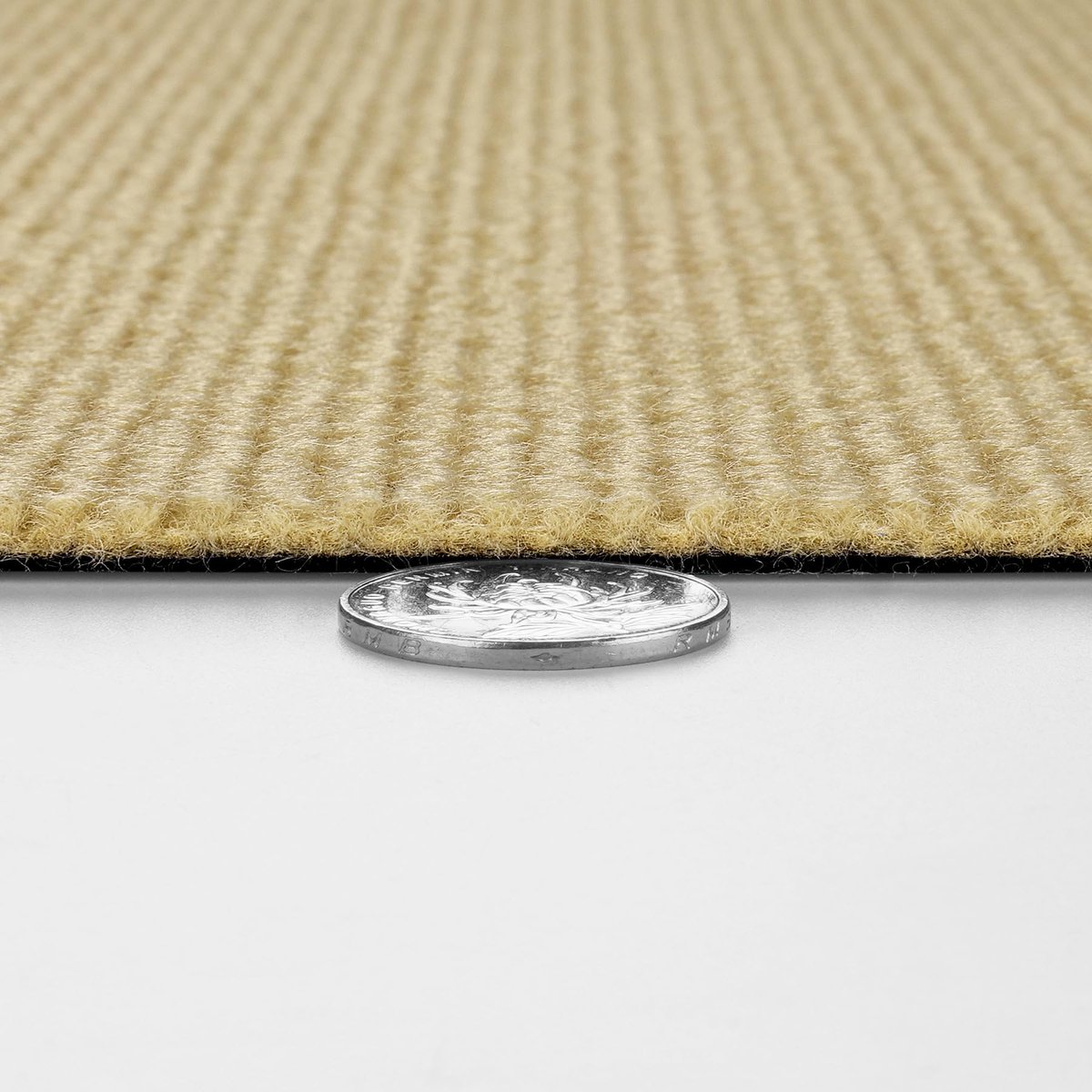 SnelShoppen - Livelynine Tapijttegels Zelfklevend 30x30CM Beige Wasbaar Tapijtvloertegels voor Woonkamer Slaapkamer Hal Kantoor - 4 Stuks