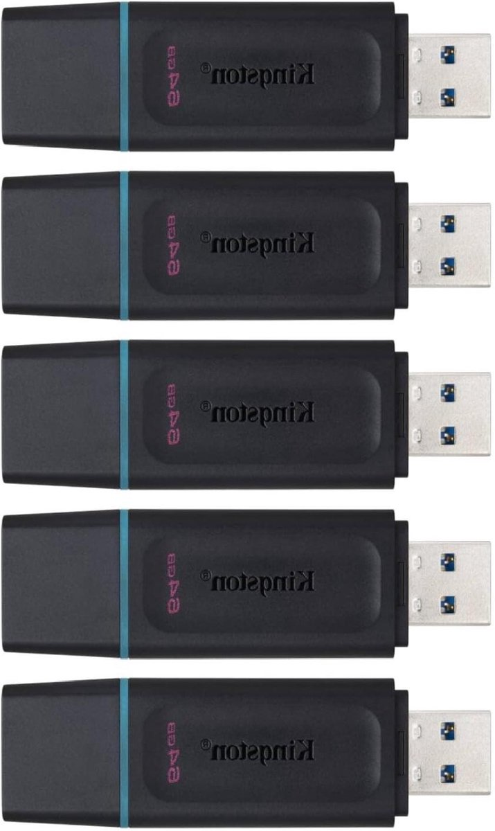 USB Flash Drives - Geheugensticks - Bestanden Opslaan - USB 3.2 Gen 1 - 64GB - Zwart