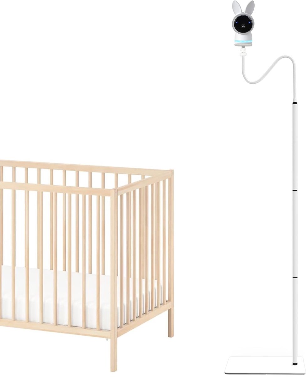 SnelShoppen - Babyfoon Vloerstandaard Houder voor Camera - Compatibel met Baby Camera Mount - Sterke 68" Camera Stand - Voor Thuis, Kinderen, Veilighe