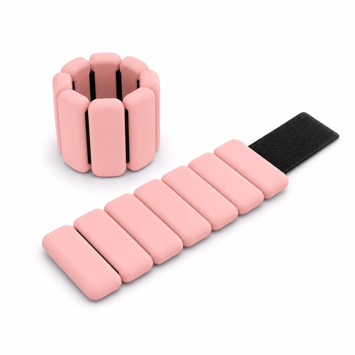Consumerce® Enkel en Polsgewichten Set 2 x 500 Gram - Roze - Pols en Enkelgewichten - Gewichtjes - Verstelbaar - Pilates Yoga Wandelen Fitness - Ankle Weights