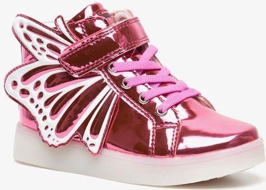 Blue Box meisjes sneakers met lichtjes - Roze - Maat 24 | bol.com