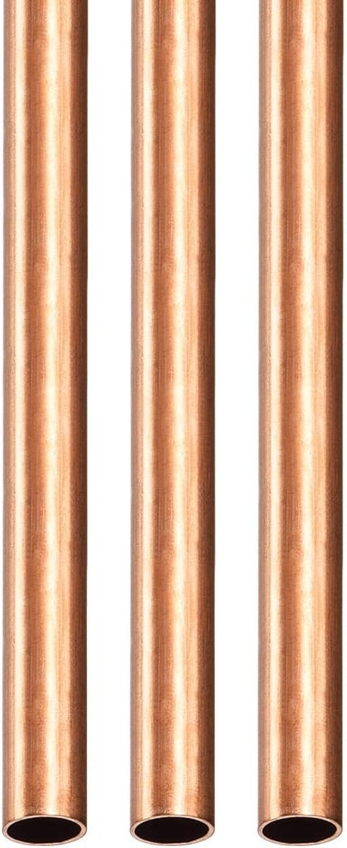 4mm x 0.25mm x 300mm Koperbuis - 3 Pack - Geschikt voor Machine Apparatuur, Ambachten en Decoratieve Toepassingen - Ronde Metalen Slangen