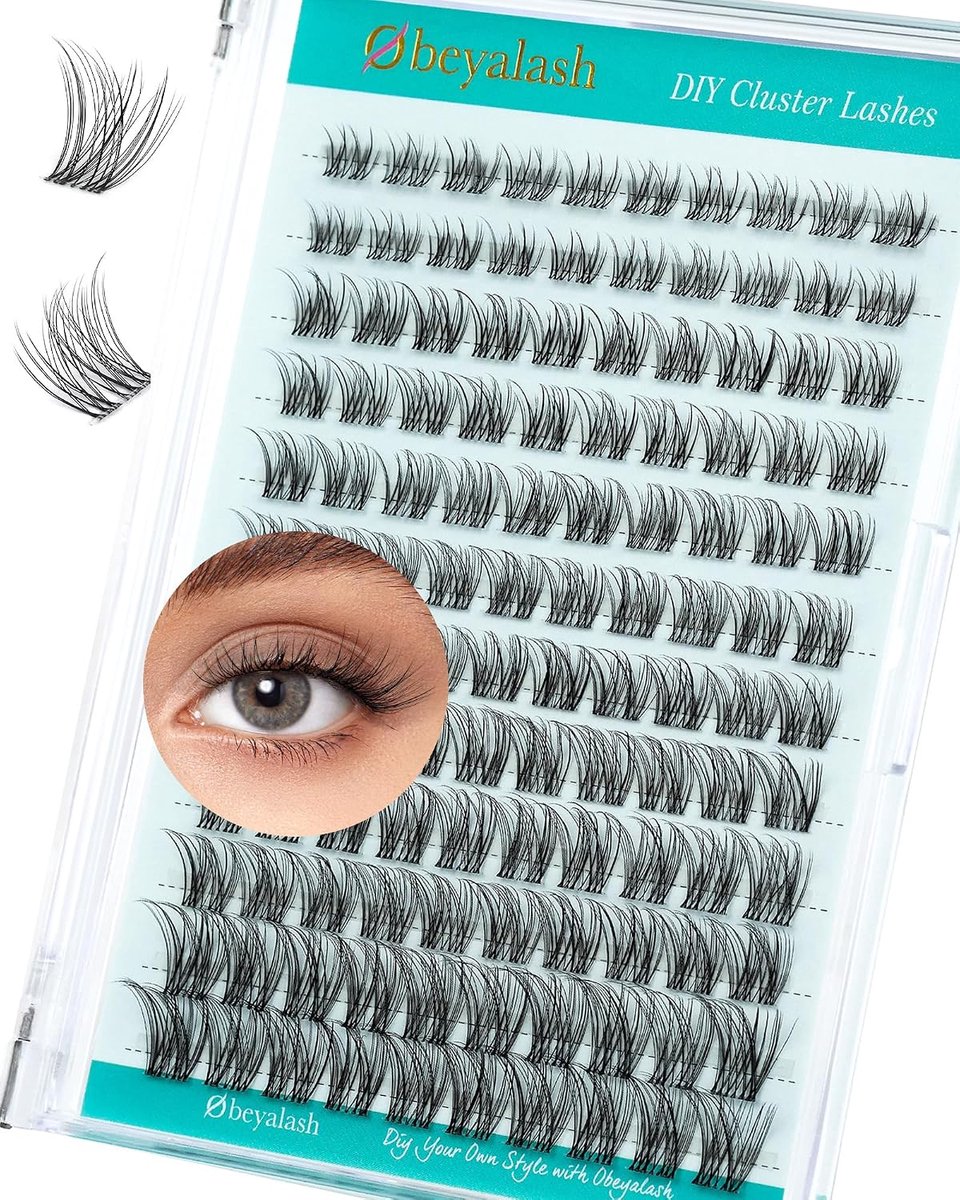 Wimperextensions C Curl Cluster Lashes - Cat Eye 8-16mm - Natuurlijke Look - Zacht en Comfortabel - ShopVlot
