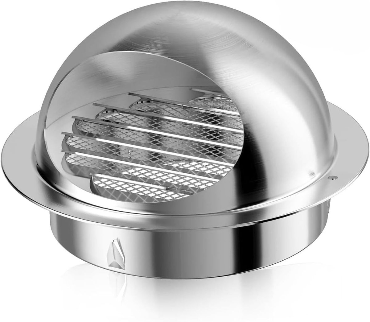 Weerbestendige Ronde Ventilatierooster met Insectennet - 100mm Luchtuitlaat voor Keuken, B