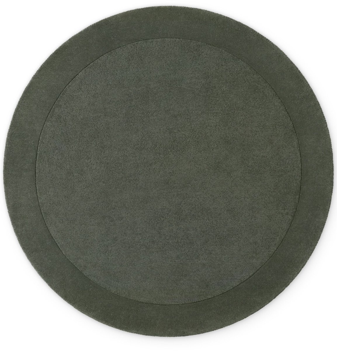 Villeroy & Boch - Rond wollen Vloerkleed - Kivi - Groen - Laagpolig Tapijt - Ø 200 cm