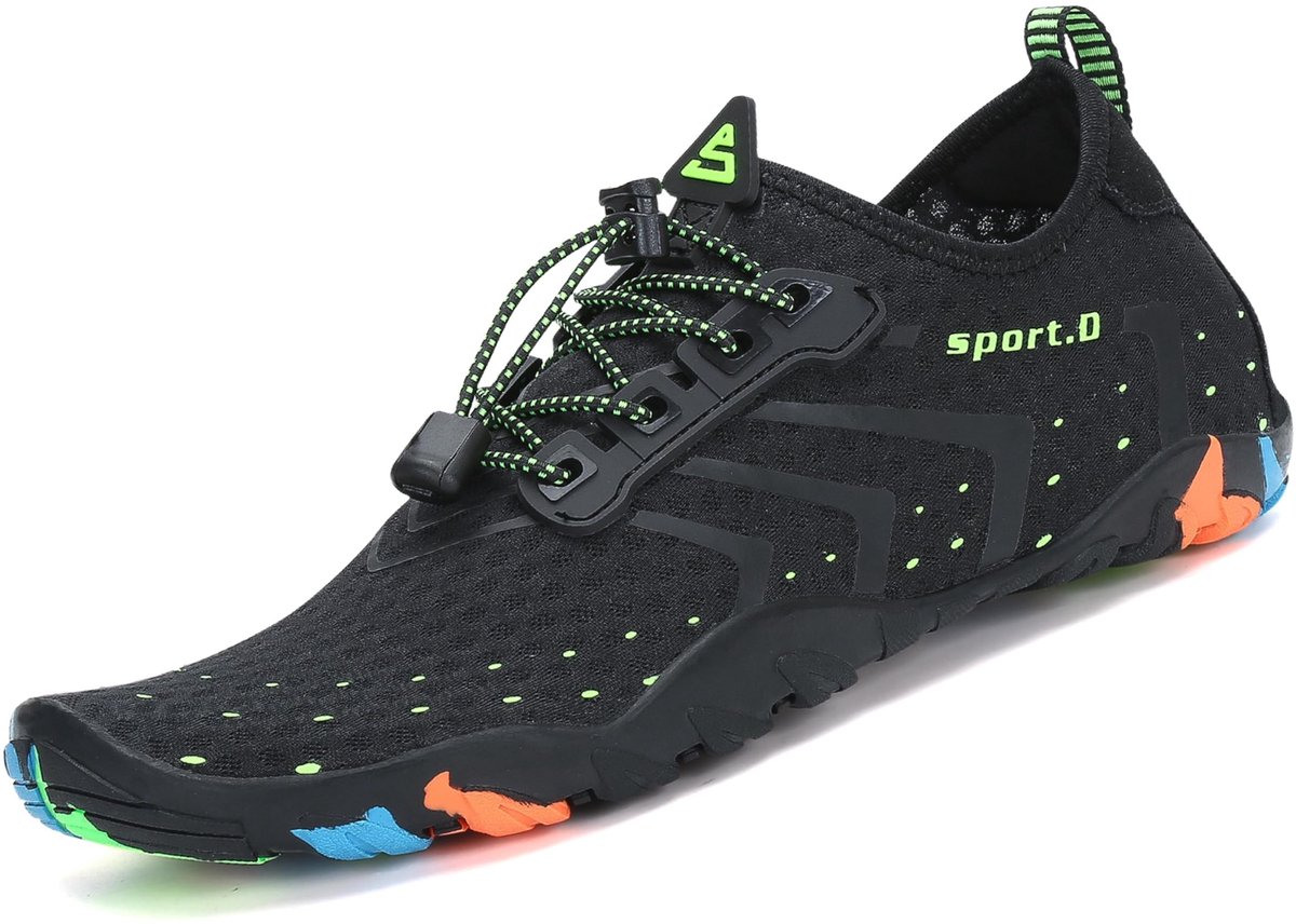 SnelShoppen - Badschoenen, Aquaschoenen, Waterschoenen, Zwemschoenen, Zacht, Ademend, Licht, Antislip, Voor Dames en Heren, Ideaal voor Strand, Zwemba