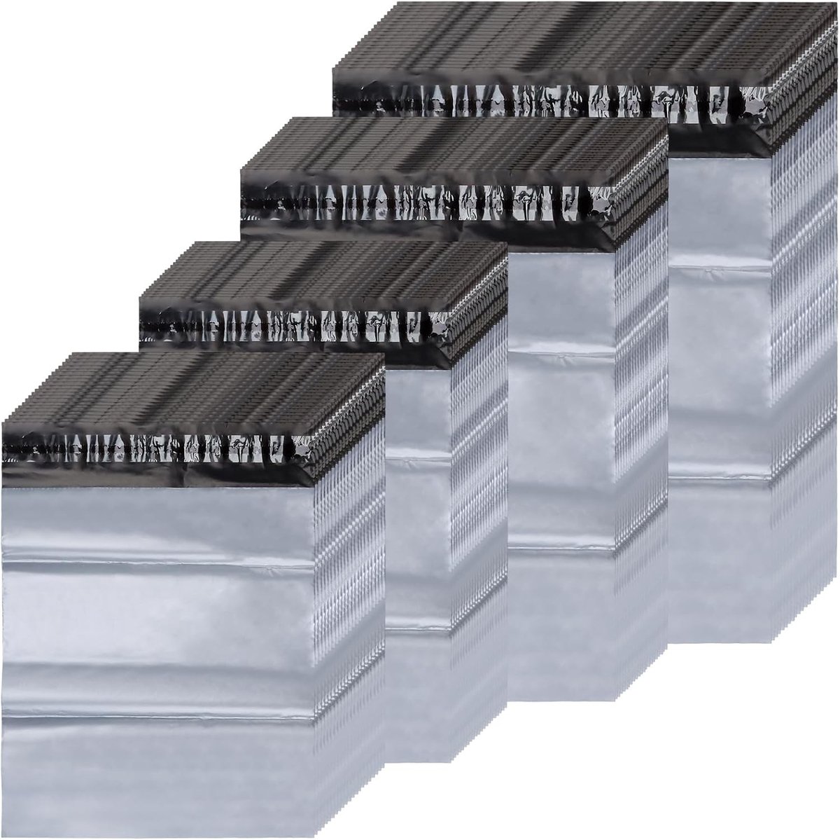 Gemengde Self Seal Mailing Bags - 400 Stuks, 4 Maten, Tear-Proof Verzending Zakken voor Veilig Posten en Verpakking