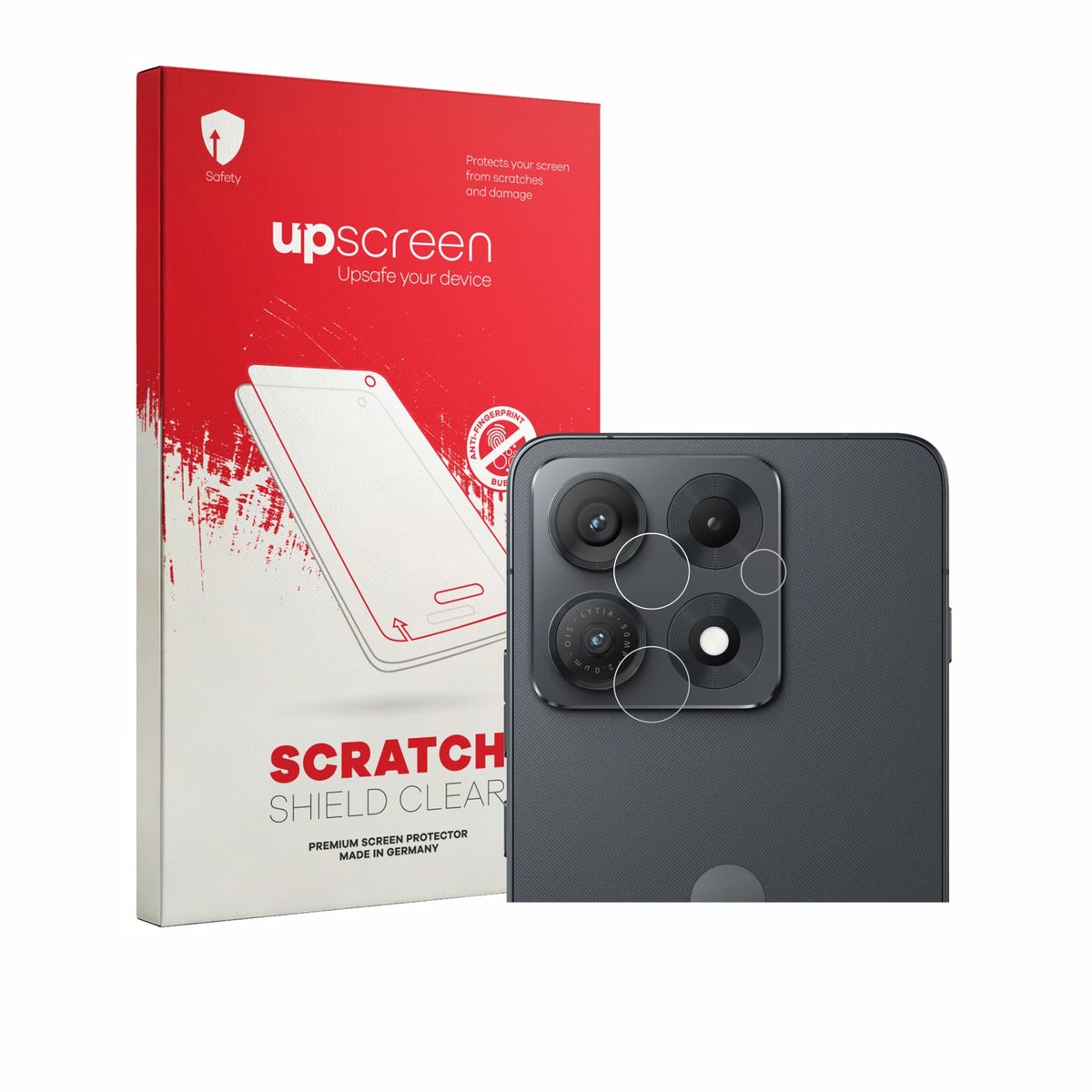 upscreen - Screenprotector voor Motorola Edge 70 Max (ALLEEN Camera) - Folie Beschermfolie transparant